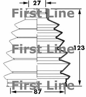 First line FCB6004 Osłona przeciwpyłowa wału napędowego FCB6004: Dobra cena w Polsce na 2407.PL - Kup Teraz!