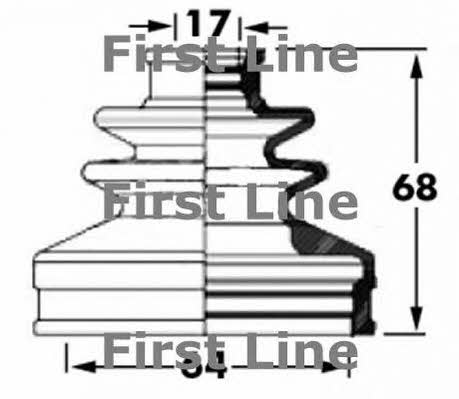 First line FCB6035 Пыльник приводного вала FCB6035: Отличная цена - Купить в Польше на 2407.PL!