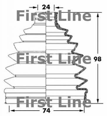 First line FCB6041 Osłona przeciwpyłowa wału napędowego FCB6041: Dobra cena w Polsce na 2407.PL - Kup Teraz!