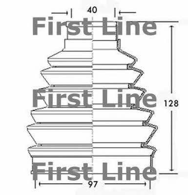 First line FCB2282 Пыльник приводного вала FCB2282: Отличная цена - Купить в Польше на 2407.PL!