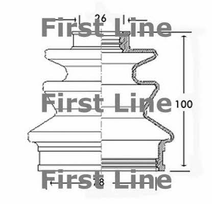 First line FCB2603 Пыльник приводного вала FCB2603: Отличная цена - Купить в Польше на 2407.PL!