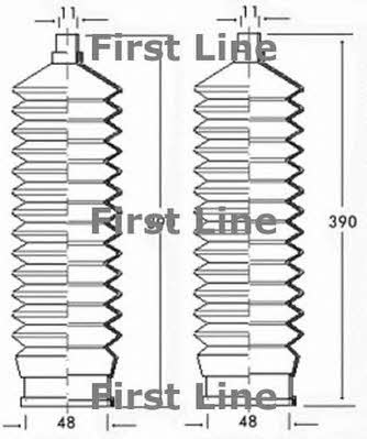First line FSG3211 Lenkstangenmanschette FSG3211: Kaufen Sie zu einem guten Preis in Polen bei 2407.PL!