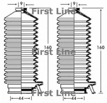 First line FSG3239 Steering rod boot FSG3239: Buy near me in Poland at 2407.PL - Good price!