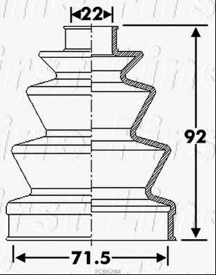 First line FCB6284 Faltenbalg, antriebswelle FCB6284: Kaufen Sie zu einem guten Preis in Polen bei 2407.PL!
