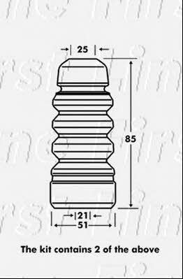 First line FPK7113 Bellow and bump for 1 shock absorber FPK7113: Buy near me in Poland at 2407.PL - Good price!