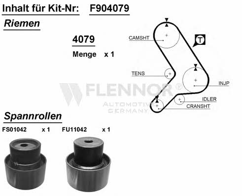 Flennor F904079 Timing Belt Kit F904079: Buy near me in Poland at 2407.PL - Good price!