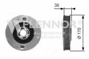Flennor FVD99535 Pulley crankshaft FVD99535: Buy near me in Poland at 2407.PL - Good price!
