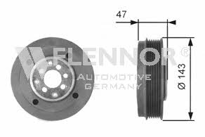 Flennor FVD99536 Pulley crankshaft FVD99536: Buy near me at 2407.PL in Poland at an Affordable price!