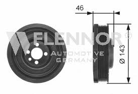 Flennor FVD99562 Шків колінчатого валу FVD99562: Купити у Польщі - Добра ціна на 2407.PL!