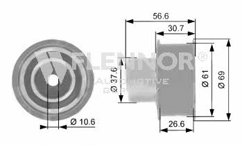 Flennor FU11049 Ролик ремня ГРМ FU11049: Отличная цена - Купить в Польше на 2407.PL!