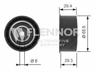 Flennor FU14102 Tensioner pulley, timing belt FU14102: Buy near me in Poland at 2407.PL - Good price!