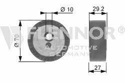 Flennor FS22902 V-ribbed belt tensioner (drive) roller FS22902: Buy near me in Poland at 2407.PL - Good price!