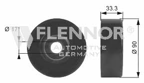 Flennor FS99250 Ролик натяжний ременя поліклинового (приводного) FS99250: Приваблива ціна - Купити у Польщі на 2407.PL!
