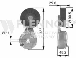 Flennor FS99263 V-ribbed belt tensioner (drive) roller FS99263: Buy near me in Poland at 2407.PL - Good price!