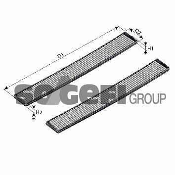 Fram CF10933-2 Filtr kabinowy CF109332: Dobra cena w Polsce na 2407.PL - Kup Teraz!