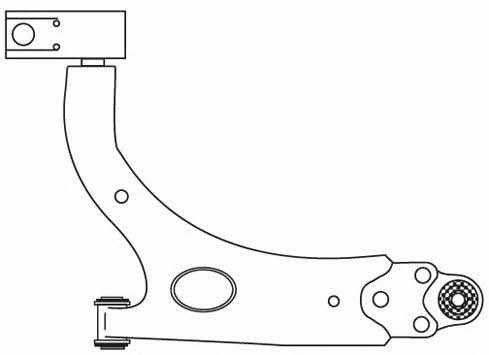 Frap 2554 Suspension arm front lower left 2554: Buy near me in Poland at 2407.PL - Good price!