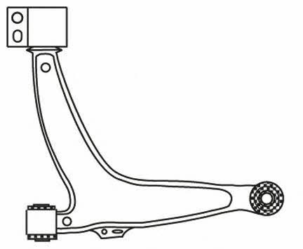 Frap 2739 Важіль підвіски передній нижній лівий 2739: Приваблива ціна - Купити у Польщі на 2407.PL!