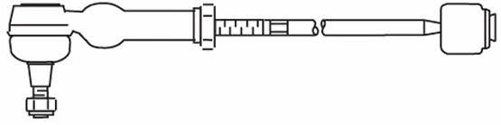 Frap T/279 Тяга рулевая поперечная T279: Купить в Польше - Отличная цена на 2407.PL!