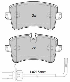 Fremax FBP-1940 Brake Pad Set, disc brake FBP1940: Buy near me in Poland at 2407.PL - Good price!