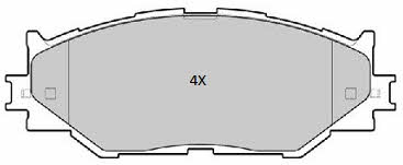 Fremax FBP-1807 Тормозные колодки дисковые, комплект FBP1807: Отличная цена - Купить в Польше на 2407.PL!