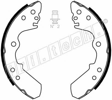 Fri.tech 1047.371 Brake shoe set 1047371: Buy near me at 2407.PL in Poland at an Affordable price!