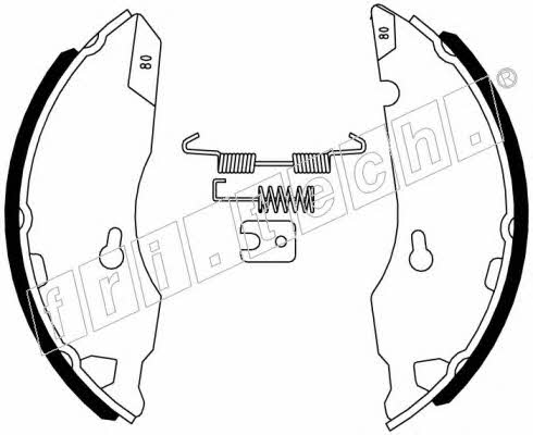 Fri.tech 1053.005 Brake shoe set 1053005: Buy near me in Poland at 2407.PL - Good price!