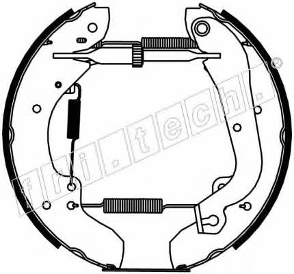 Fri.tech 16286 Brake shoe set 16286: Buy near me in Poland at 2407.PL - Good price!