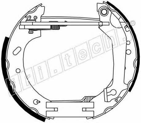 Fri.tech 16312 Колодки тормозные барабанные, комплект 16312: Отличная цена - Купить в Польше на 2407.PL!