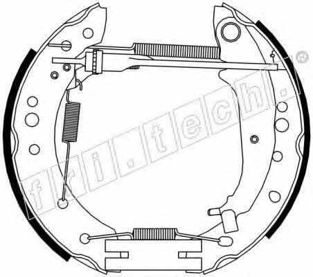 Fri.tech 16353 Brake shoe set 16353: Buy near me in Poland at 2407.PL - Good price!