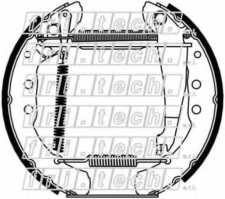 Fri.tech 16425 Brake shoe set 16425: Buy near me in Poland at 2407.PL - Good price!