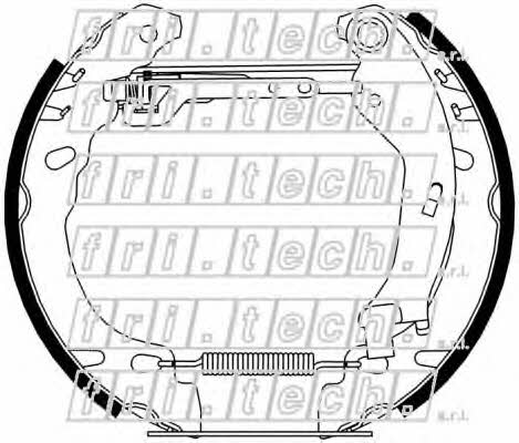 Fri.tech 16431 Brake shoe set 16431: Buy near me in Poland at 2407.PL - Good price!