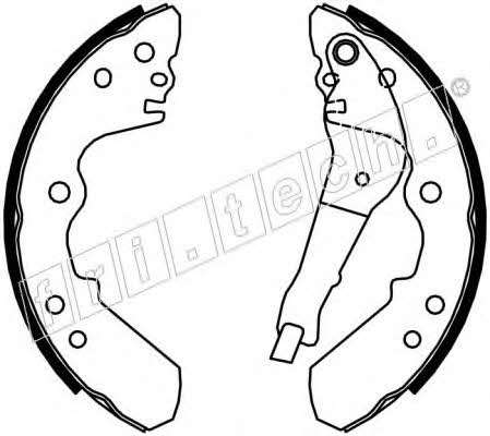 Fri.tech 1073.168Y Brake shoe set 1073168Y: Buy near me at 2407.PL in Poland at an Affordable price!