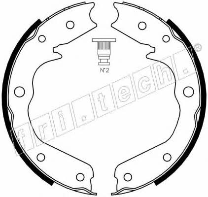 Fri.tech 1073.173 Parking brake shoes 1073173: Buy near me at 2407.PL in Poland at an Affordable price!