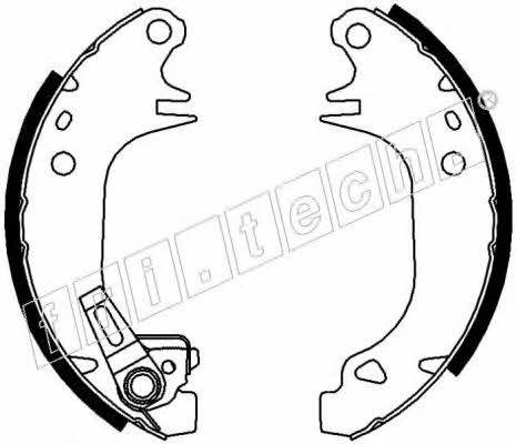 Fri.tech 1079.180Y Brake shoe set 1079180Y: Buy near me at 2407.PL in Poland at an Affordable price!