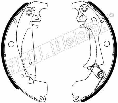 Fri.tech 1088.219Y Brake shoe set 1088219Y: Buy near me in Poland at 2407.PL - Good price!