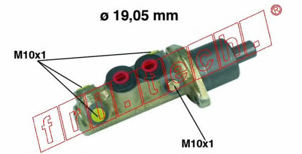 Fri.tech PF169 Циліндр гальмівний, головний PF169: Приваблива ціна - Купити у Польщі на 2407.PL!