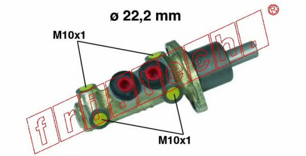 Fri.tech PF188 Цилиндр тормозной, главный PF188: Отличная цена - Купить в Польше на 2407.PL!