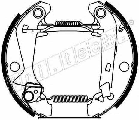 Fri.tech 16011 Brake shoe set 16011: Buy near me in Poland at 2407.PL - Good price!