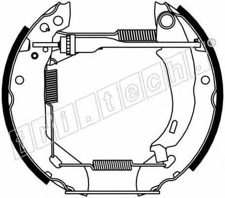 Fri.tech 16055 Brake shoe set 16055: Buy near me in Poland at 2407.PL - Good price!