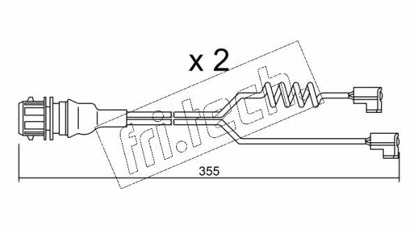 Fri.tech SU.181K Czujnik zużycia klocków hamulcowych SU181K: Dobra cena w Polsce na 2407.PL - Kup Teraz!