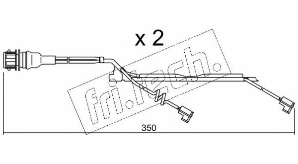 Fri.tech SU.231K Czujnik zużycia klocków hamulcowych SU231K: Dobra cena w Polsce na 2407.PL - Kup Teraz!
