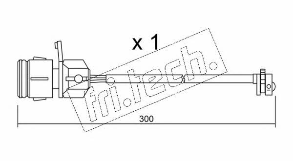 Fri.tech SU.249 Czujnik zużycia klocków hamulcowych SU249: Dobra cena w Polsce na 2407.PL - Kup Teraz!