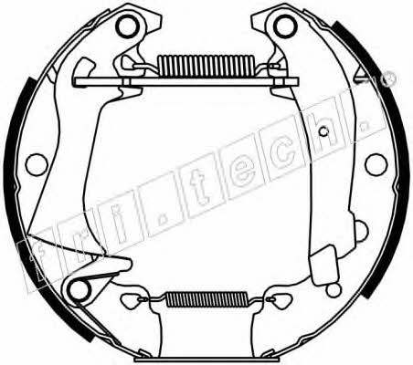 Fri.tech 16124 Brake shoe set 16124: Buy near me in Poland at 2407.PL - Good price!