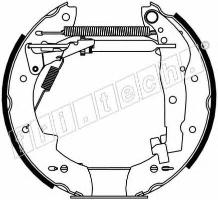 Fri.tech 16125 Brake shoe set 16125: Buy near me in Poland at 2407.PL - Good price!