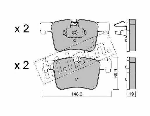 Fri.tech 977.0 Scheibenbremsbeläge, Set 9770: Kaufen Sie zu einem guten Preis in Polen bei 2407.PL!