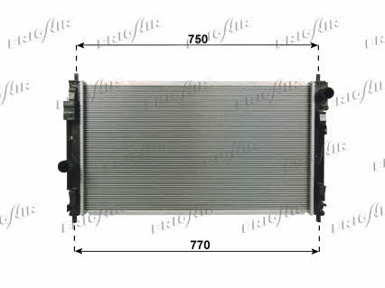 Frig air 0118.3023 Radiator, engine cooling 01183023: Buy near me in Poland at 2407.PL - Good price!