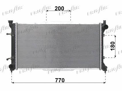 Frig air 0124.3001 Radiator, engine cooling 01243001: Buy near me in Poland at 2407.PL - Good price!