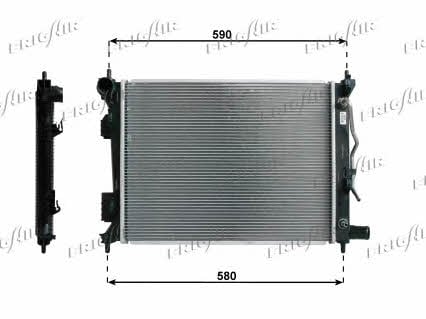 Frig air 0133.3035 Radiator, engine cooling 01333035: Buy near me in Poland at 2407.PL - Good price!