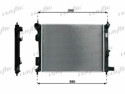 Frig air 0133.3036 Radiator, engine cooling 01333036: Buy near me in Poland at 2407.PL - Good price!