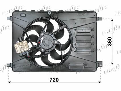 Frig air 0505.2028 Hub, engine cooling fan wheel 05052028: Buy near me in Poland at 2407.PL - Good price!